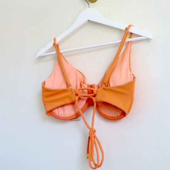 NEW! Kenny Flowers The Key West Terry Underwire Bikini Top SZ XL - Picture 6 of 8